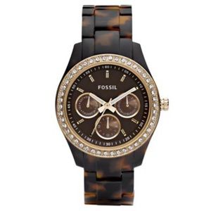 Fossil Stella Tortoise Resin Watch