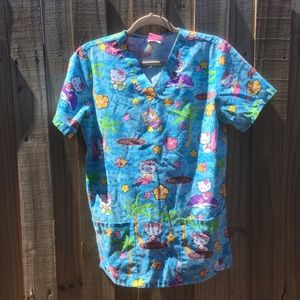 Hello kitty scrub top