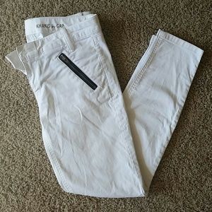 KHAKIS by GAP Super Skinny white jeans
