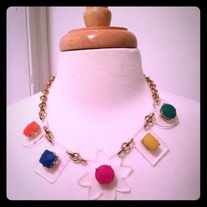 Geo metric color necklace