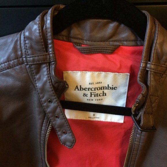 Abercrombie and Fitch Faux Leather Jacket - Picture 4 of 4