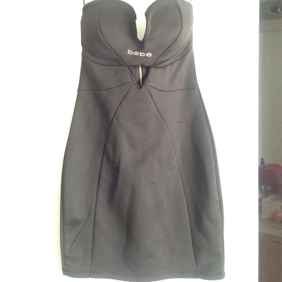 Mini Black BEBE dress NWT