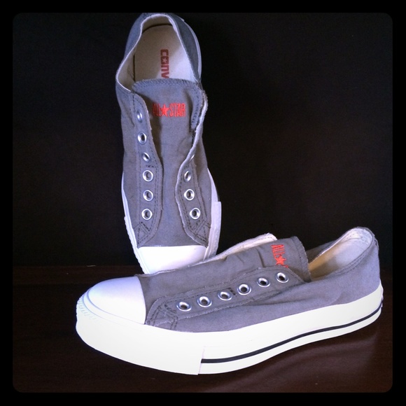 Converse All Star slip-ons.  Only worn once!