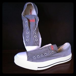 Converse All Star slip-ons.  Only worn once!