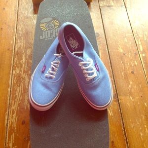 Vans Light blue sneakers with purple lining