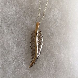 Sterling Silver Leaf Necklace