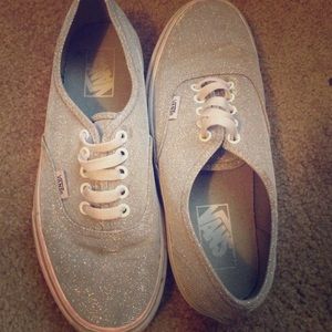 Vans shimmery shoes!