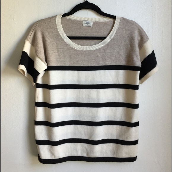 BUNDLED 💛 madewell // colorblock short sleeve top - Picture 4 of 4