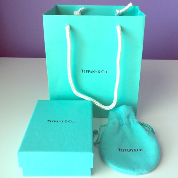 Tiffany & Co dust bag, box and bag