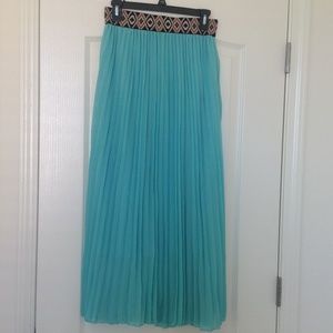 NWT maxi pleated skirt -M