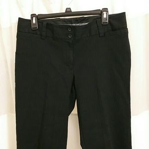 Express Design Studio Black/White Pin Stripe Pants