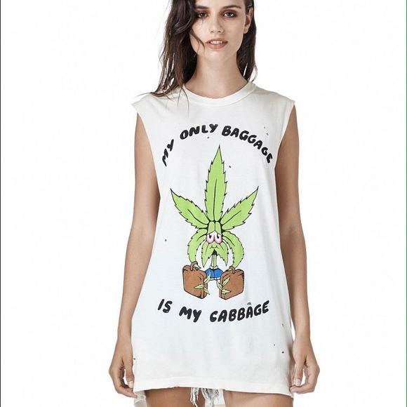 UNIF The Only Baggage Is My Cabbage Tee