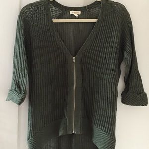 Urban outfitters Oversized zip-up Sweater