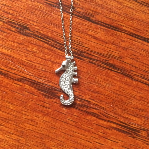 Brighton Jewelry - Sterling silver seahorse necklace!