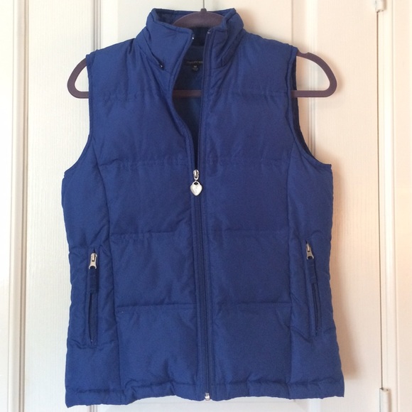Royal blue puffer vest!