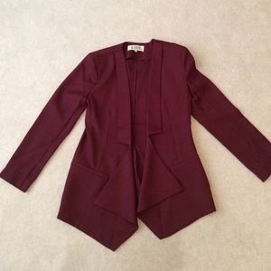 Maroon blazer