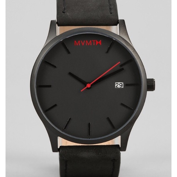 Black and red watch