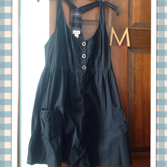 Black racerback dress