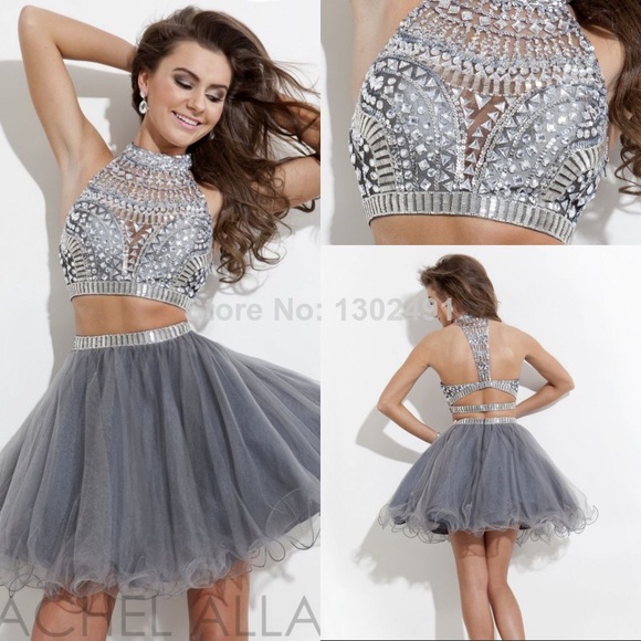 2 piece prom homecoming party dress