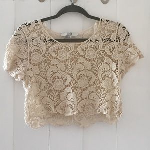 Crochet crop top