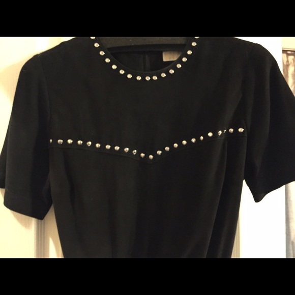 MICHAEL Michael Kors Short sleeve suede dress - Picture 2 of 4