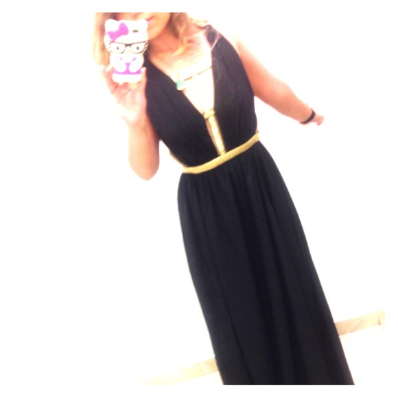 Elegant backless dress
