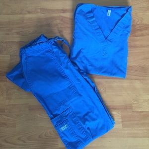 Royal blue Cherokee and loft scrubs