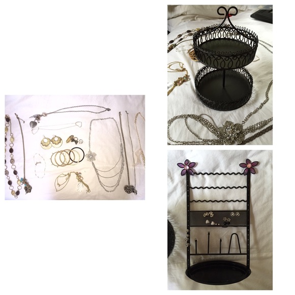 Jewelry and two Jewelry holders!
