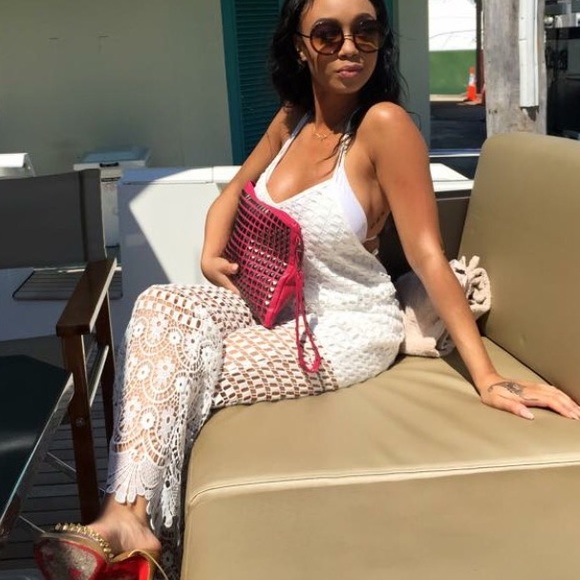 White crochet jumper