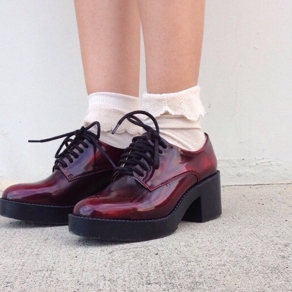 Zara Shoes - ZARA thick oxfords