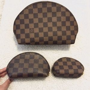 BRAND NEW Louis Vuitton INSPIRED cosmetic bags