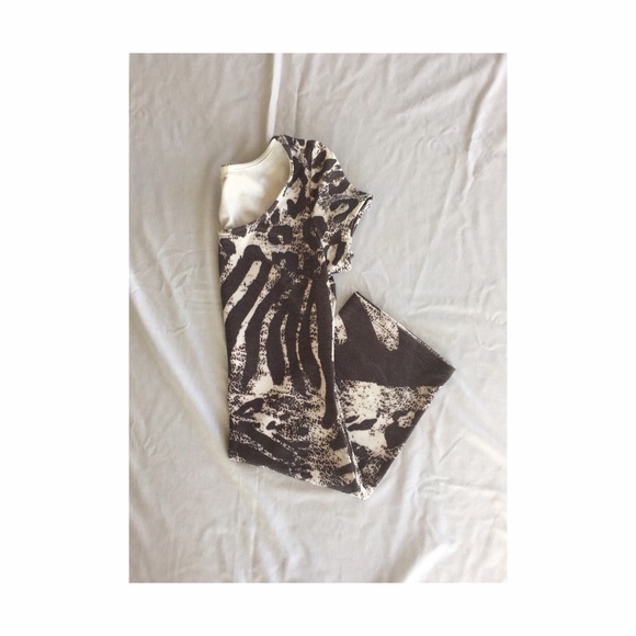 Animal Print Body Con Dress