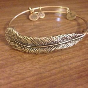 FEATHER ALEX AND ANI BRACELET