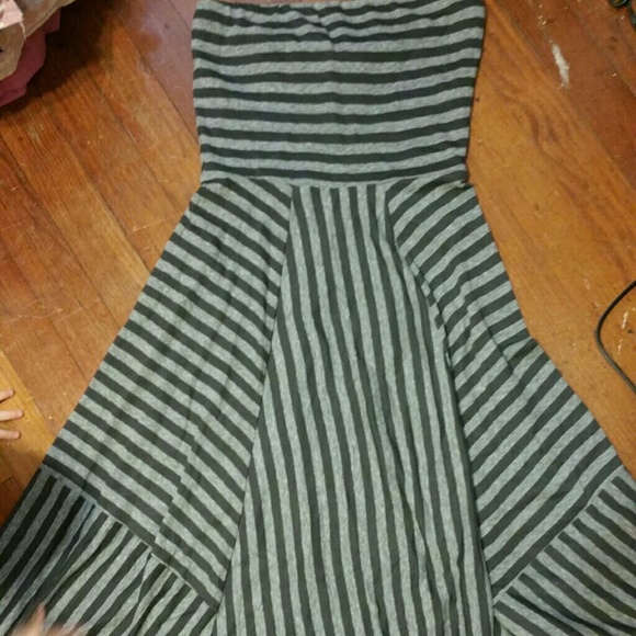 Strapless dress