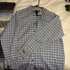 💿 sold 💿 vintage flannel blue