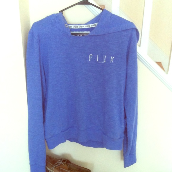 Never worn blue Victoria secret PINK sweatshirt