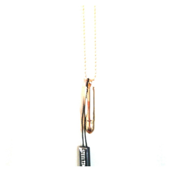 Gorgeous gold tone necklace with the Lord's Prayer