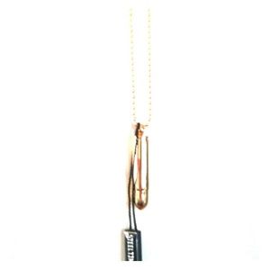 Gorgeous gold tone necklace with the Lord's Prayer