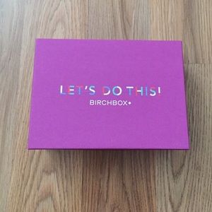 Birchbox full of various samples