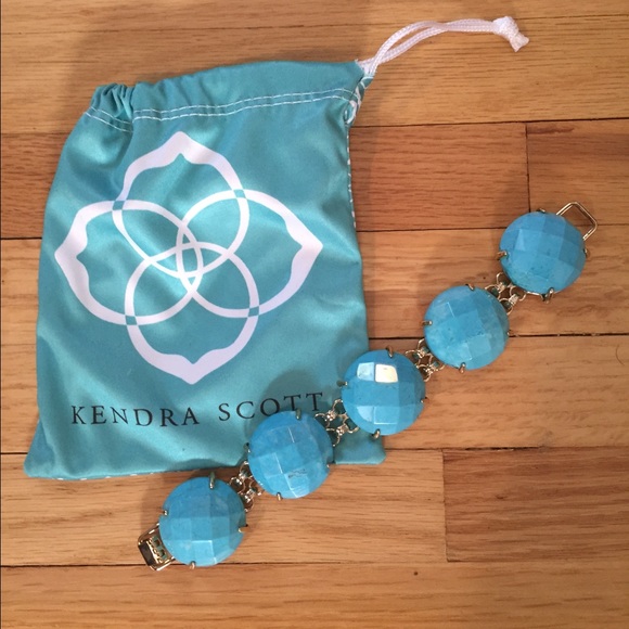 Authentic Kendra Scott bracelet "Cassie" turquoise