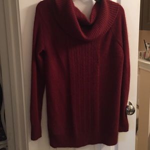 VS sweater, cute w/ tan leggings and brown boots