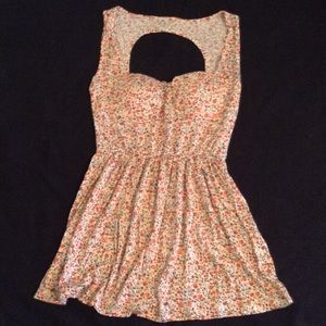 Coral Floral Print Kirra Top