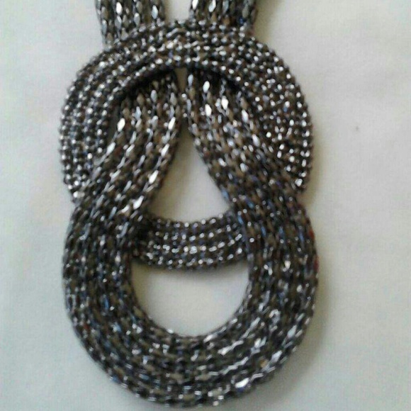 Sliver Beaded Necklace - Picture 2 of 2