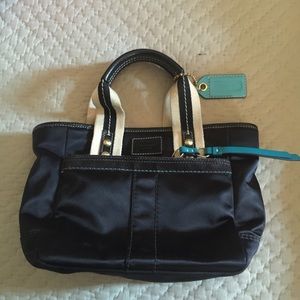Black Reversible Coach Handbag