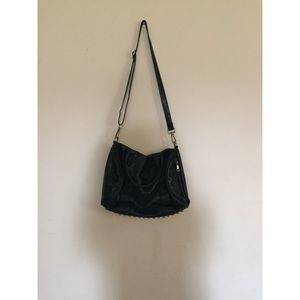 Black Bottom Studded Satchel