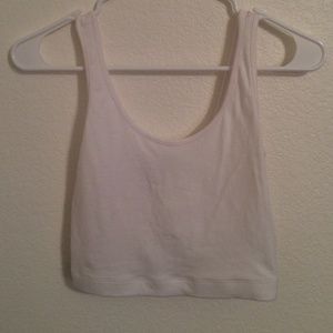 White crop tank.