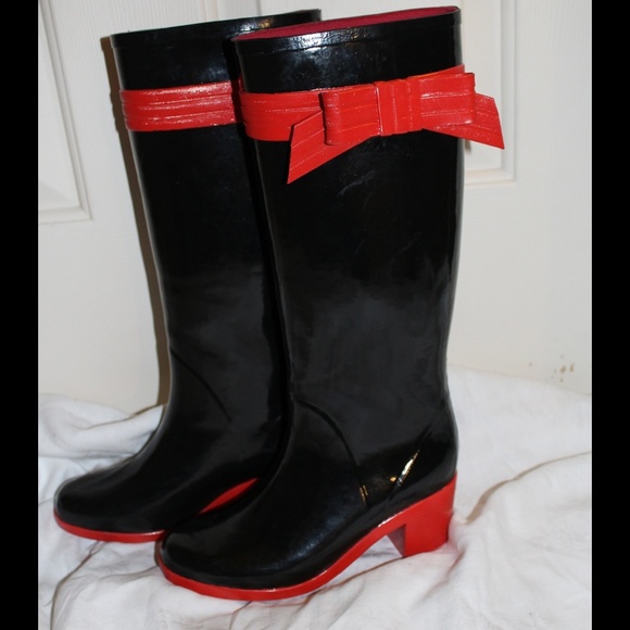 Kate Spade tall rain boots