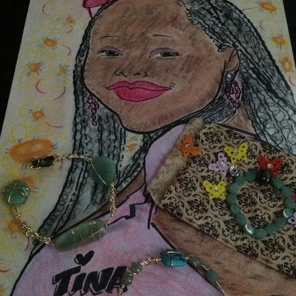 Tinarazzi Handmade one of a kind  Precious Stone