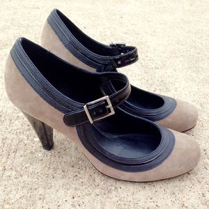Gianni Bini suede Mary Janes