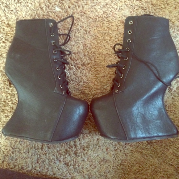 statement leather booties